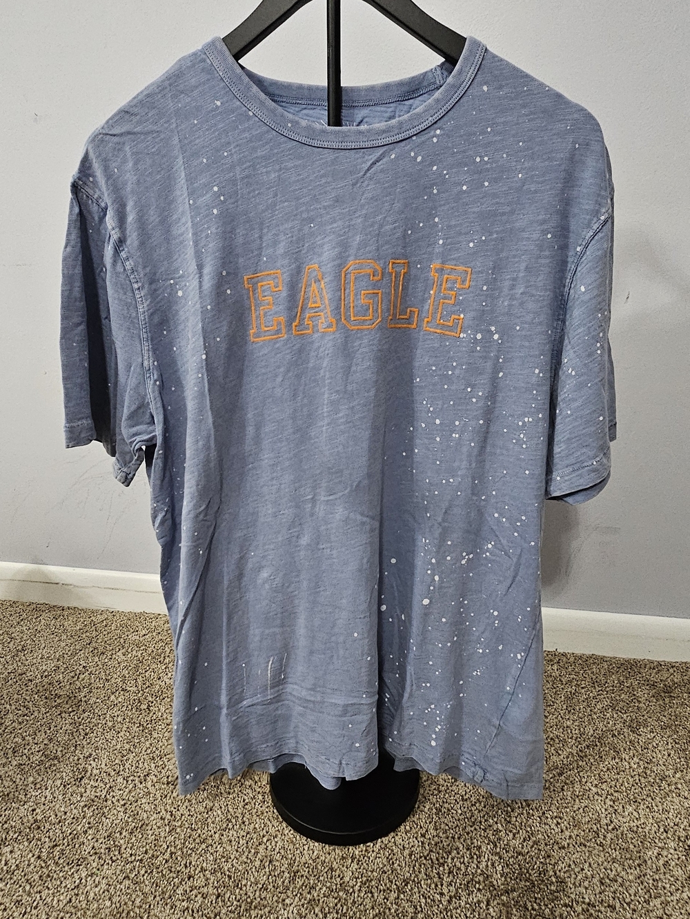4 American Eagle Outfitters Green, Red, Light Blue & Gray Short Sleeve Tees - Picture 3 of 5